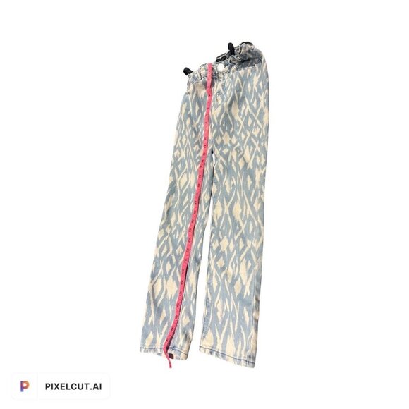 Gap Kids Skinny Kids Blue and Yellow Jeans Size 10 - Picture 6 of 7